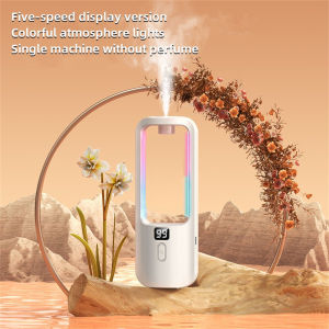 Sunday Alice Automatic Aroma Diffuser Digital Display Fragrance Machine Essential Oil Dispenser Rechargeable Humidifiers Bedroom Household Toilet Air Freshener flower