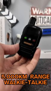 OKARADIO P02 Unlimited Range Global Walkie Talkies IP67 Waterproof with Free SIM Card 6000KM Long Range Two Way Radio for Nationwide Outdoor Logistics Road Trips & Family COD