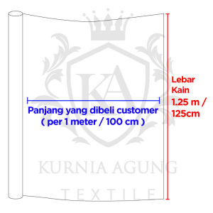Kain Tile Tulle Souvenir Warna DUSTY PURPLE Meter dan 0.5m Lebar 125cm