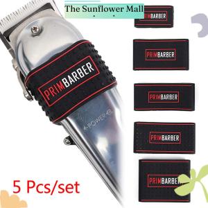 Sunflower 5 Pcs Non Slip Barber Hair Clipper Bands Grip Sleeves Hair Trimmer Holder Tools