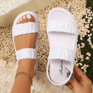 [Free Shipping] New WomenS Summer Flat Sandals Versatile Sandals For Women Fashionable Beach Slippers For Outdoor Wear