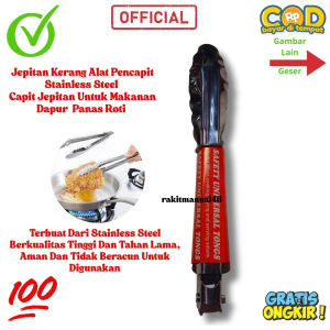 Capitan Daun Stainless Steel/ Jepitan Gorengan Makanan Kue / Capitan Murah / Penjepit Makanan