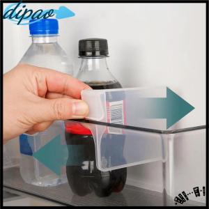 【dipao】 10 Pcs Refrigerator Partition Board Storage Retractable Plastic Divider Adjustable Partition Splint Kitchen Bottle Can Organizer