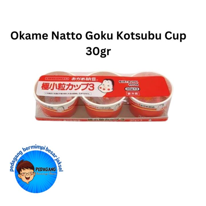 Okame Goku Kotsubu Cup 30gr / Tempe fermentasi Jepang/ Natto dr Jepang ...