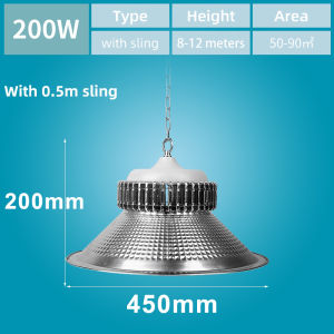 CHENBEN LED High Bay Light E27 Waterproof Super Bright Lighting For Warehouse Factory Garage Industrial Lamp Workshop Lights Indoor and Outdoor Ceiling Lights