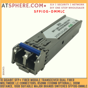 10 Gigabit SFP Fiber Module Transceiver Multimode Dual Fiber LC Connector 850nm 300m 10GB Suit Major Brand SFP10G-DMMLC