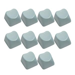10Pieces Heart Keycaps 1U Layout PBT Material Ergonomic Design for Mechanical Keyboards Decoration Gift