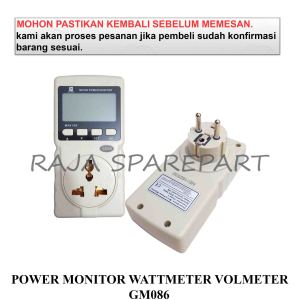 MICRO POWER MONITOR / PENGUKUR DAYA LISTRIK / POWER MONITOR WATTMETER VOLTMETER GM086