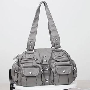 Angelkiss Women Handbags Satchel Top-handle Handbag PU Shoulder Bag Dumpling Pack Give Gifts Shoulder Bags Phone Money Pack