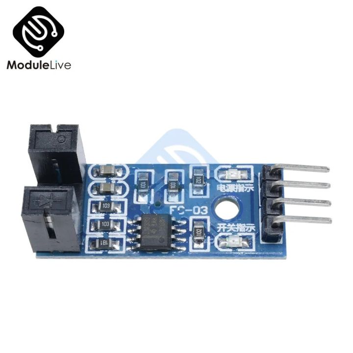 5pcs Slot Type Ir Optocoupler Speed Sensor Module Lm393 For Arduino ...