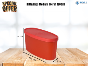 Paket Toples Elips Medium 1.2Liter/ isi 6pcs/toples oval/toples snack