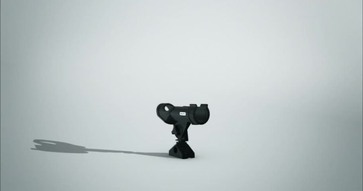 Scotty 0231-BK Power Lock Rod Holder With Flush Deck Mount – Black, 360° Adjustable