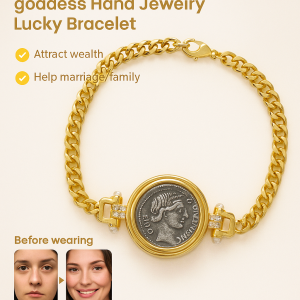 Greek Goddess Lucky Bracelet Wealth Good Luck Bracelet Vintage Exquisite Jewelry All Match Blessing Bracelet