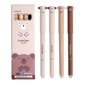 4ชิ้น0.5มิลลิเมตรปากกาปากกา Elephant ปากกาลบได้หมึกเจลเจลอาบน้ำเร็วอุปกรณ์การเรียนปากกาสำหรับนักเรียนครู