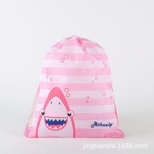 Kids ถูกที่สุด!กระเป๋าใส่ว่ายน้ำเด็ก กระเป๋าเป้ชายหาด กระเป๋าใส่ชุดว่ายน้ำ กระเป๋าใส่ชุดว่ายน้ำเด็ก แยกส่วนเปียกและแห้ง กันน้ำ ถุ