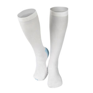 NEENCA 1 Pair Lymphedema Compression Arm Sleeve / Full Leg Calf Compression Socks Sleeves (20-30mmHg) for Men & Women Perfect Option to Compression Sleeve for Running Travel Nursing