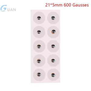 [COD] GUAN 10ชิ้น แผ่นแม่เหล็กฝังเข็มจุดตัวลูกปัดติดสติกเกอร์แม่เหล็กที่ติดอยู่เพื่อกำจัดความเจ็บปวดแม่เหล็กถาวร