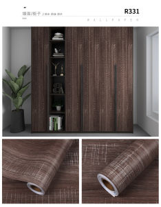 60x200cm Luxury Wood Design Wallpaper for Cabinet Cupboard Table Desk Wardrobe Wall Simplist Home Decoration Self Adhesive Sticker Waterproof DIY Furniture Sticker Wrapper for Box