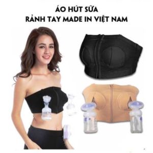 Áo hút sữa rảnh tay có dây (BeCon_Fatzbaby) áo lót hút sữa rảnh tay Made in việt nam ôm chặt bầu ngực hút sữa dễ dàng