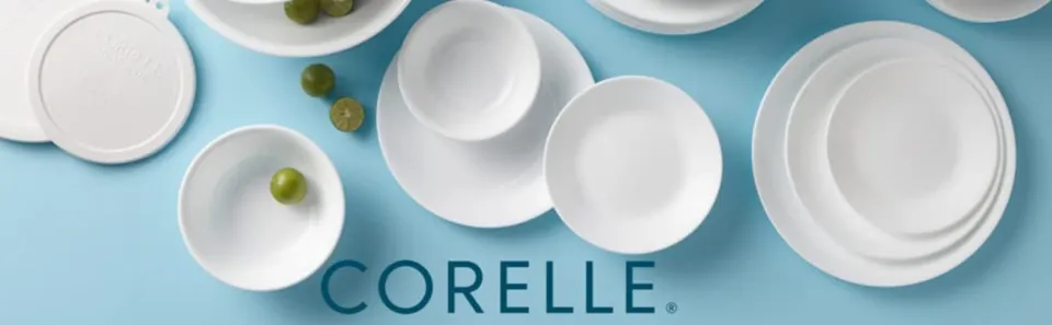 Corelle®Winter Frost White Enhancements Dinner Plates Luncheon