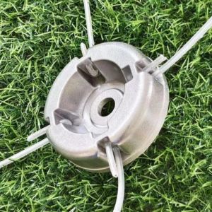 Đầu cắt cỏ bằng hợp kim nhôm đa năng dày hơn Đi kèm 4 sợi cước cắt cỏ Nylon Chống nước chống gỉ Chắc chắn và bền bỉ