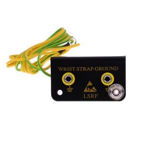 [ezrae Libun] ESD ground socket dual banana plug for anti static wrist strap armband