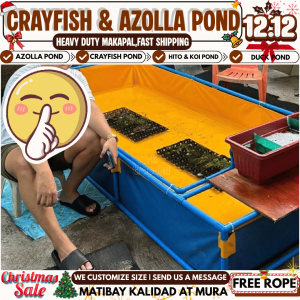 4X2X1 feet crayfish TANK FISH POND HEAVY DUTY PINAKA MAKAPAL/WATERPROOF 10 YEARS ANG TINATAGAL/AFFORDABLE TRAPOND