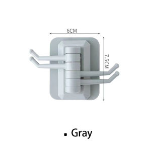 Rotatable Towel Rack  Wall Hook Bathroom Without Perforation No Trace Strong Stick Rotar Hook Strong Adhesive Towel Hanger Muti-purpose Hole Free Hanger