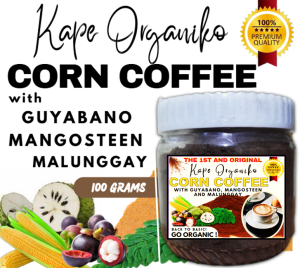 HERBAL CORN COFFEE 4 IN 1 - GUYABANO MALUNGGAY MANGOSTEEN - ANTI CANCER ANTI DIABETES ANTI HB