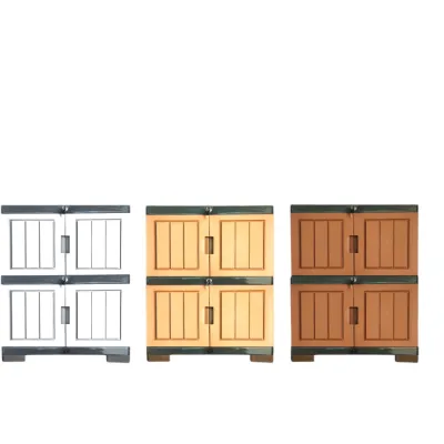 Lemari Plastik Susun 3 Susun 4 susun 2 Mini Kaca Kunci Wood Galaxy