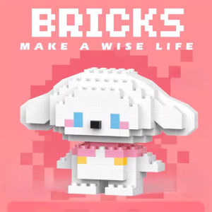DIY Susun Blok Banan Mini Kartun Bricks DIY Mainan Balok Nano Block Model Kartun Bricks Toys Diy Balok