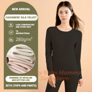 Cashmere Silk Thermal Winter Wear Set/Thermal Top and Long Pants/Winter Base Layer Shirt/Womens and Mens Set/RainbowCulture