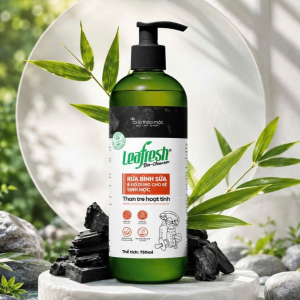 Nước Rửa Bình Sữa Leafresh Bio-Cleanser 750ml – Than Tre Hoạt Tính Vệ Sinh Bình Sữa Và Đồ Dùng Bé