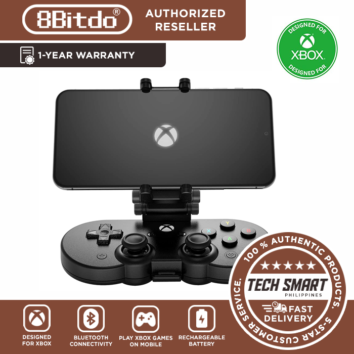 8Bitdo SN30 Pro for Xbox Cloud Gaming on Android Includes Clip - Main Image