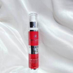 ส่งฟรี On Fleek Keratin ออนฟลีค  สเปรย์เซรั่มเคราติน เหมาะสำหรับ ผมเสียมาก ทำสีบ่อยๆ แข็งกระด้าง ยืดเสีย ผมฟอกจัดๆ ผมขาด ชี้ฟู ไม่มีน้ำหนัก