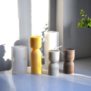 Silicone Thủ Công Mỹ Nghệ Khuôn Tái Sử Dụng Đúc Epoxy Khuôn 3D Làm Xi Lanh Khuôn Silicone DIY 3D Thủ Công Mỹ Nghệ khuôn nhựa dẻo