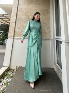 ( VM ) - Longdress Duyung Serut / Dress Panjang Pesta / Longdress Lebaran Fashion Wanita 825# Jessie Collection