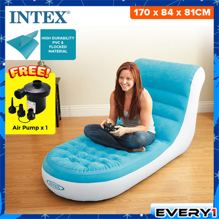 INTEX 68880 Inflatable Splash Lounge Air Chair Single Relaxing