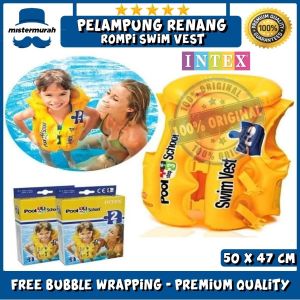(BISA COD) Pelampung Rompi Renang Anak / Baju Jaket Berenang - INTEX 58660 SWIM VEST