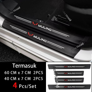 Pelindung Pintu Mobil 1/4/5 Pcs Stiker Pelindung Sill Plate Stiker Pelindung Pijakan Lantai Pintu Mobil Aksesoris Mobil Avanza