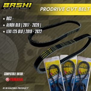 FANBELT V BELT FANBELT BASHI PRODRIVE CVT DRIVE BELT FAN V BELT YAMAHA AEROX LEXI MIO NOUVO FINO XRIDE