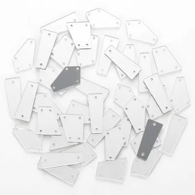 50Pcs Kristal Jahit Payet Mix Untuk Gaun Pengantin Kostum & DIY Fashion
