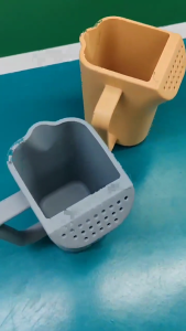 Silicone trẻ sơ sinh cốc gội đầu với đường viền cạnh thiết kế an toàn nước chảy thiết kế phụ kiện nhà tắm cho trẻ sơ sinh