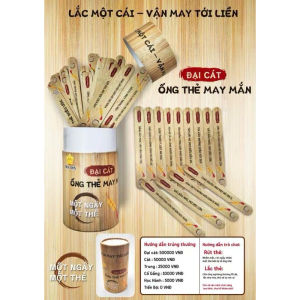 Đồ Chơi Ống Thẻ May Mắn Game Gieo Quẻ Tài Lộc Vui Nhộn