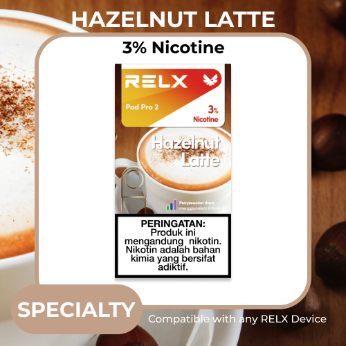RELX Pod Pro 2 - Hazelnut Latte (Isi 1 Pod)