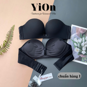 Áo Ngực Không Dây Chống Tụt Tạo Khe Đệm Bàn Tay 3 CM Dày Vừa YiOn Underwear K18