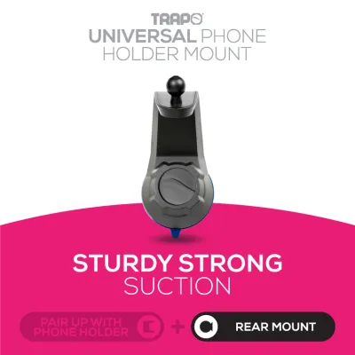 Trapo Phone Holder Mount | Universal | Safelock | Headrest Mount | 18mm | Mount Only