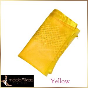 MADANIKAS Colour Soft Net Dupatta with Embroidery and Stone work