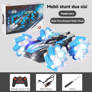 Mobil Remote Control RC Mobil Akrobat Anak-anak Mobil Mainan Mobil Mobilan Dengan Lampu Music 2.4Ghz Mainan Anak Laki Laki