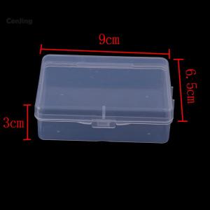 💖【Special price】💖Cjing กล่องพลาสติกใสอเนกประสงค์ขนาด9ซม. x 6.5ซม. x 3ซม.